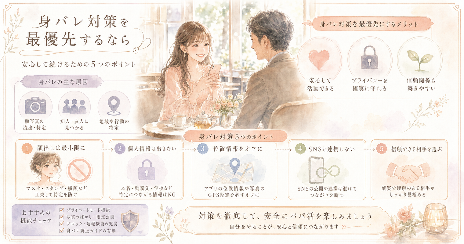 身バレ対策を最優先するなら