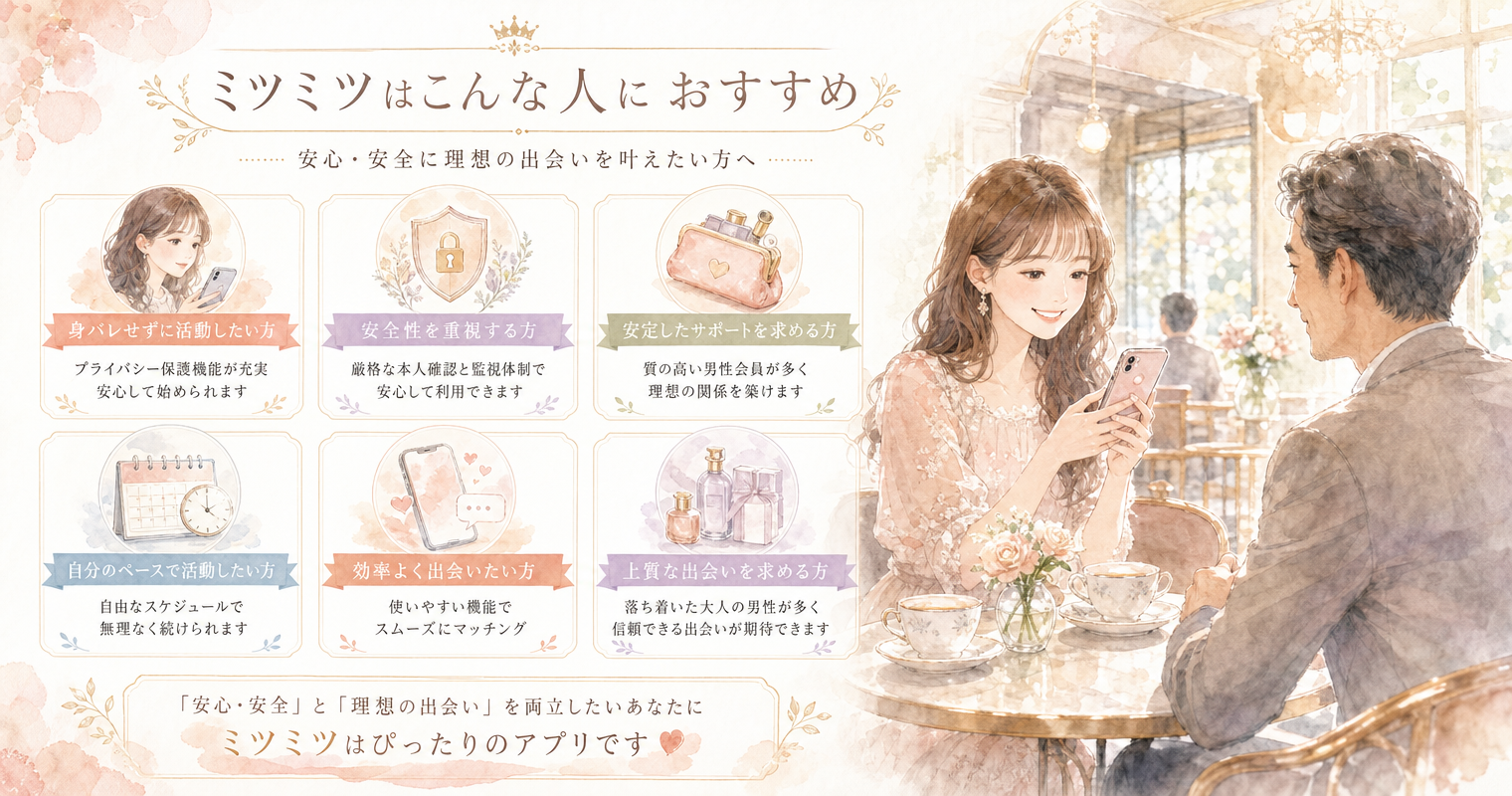 ミツミツはこんな人におすすめ