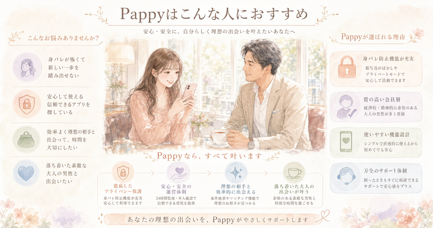 Pappyはこんな人におすすめ
