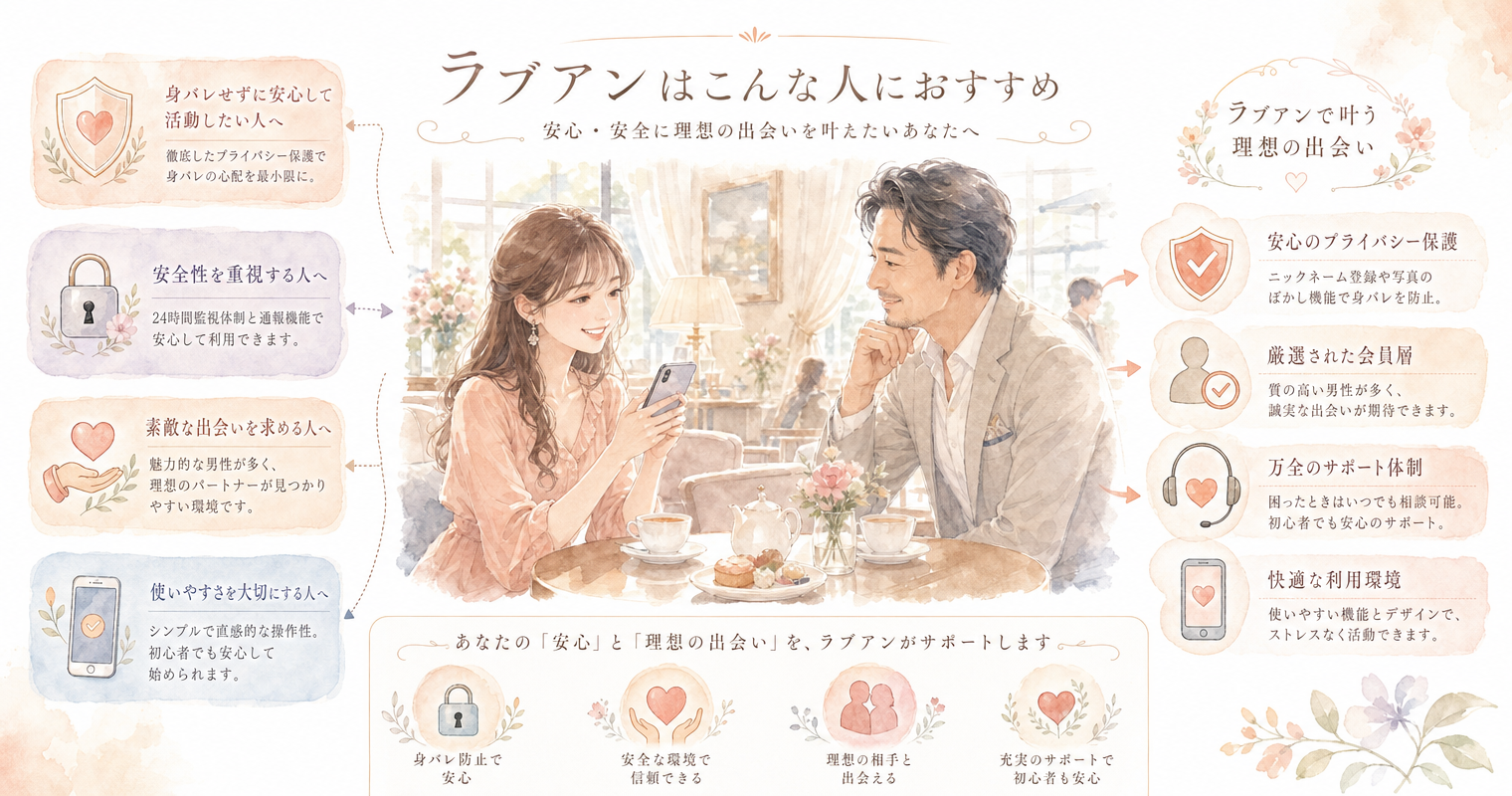 ラブアンはこんな人におすすめ