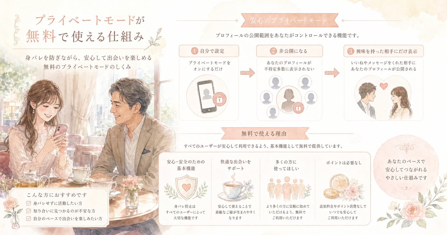 プライベートモードが無料で使える仕組み
